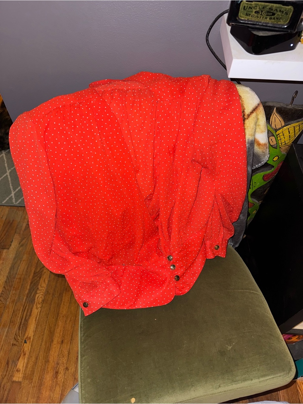 Chaus Woman Vintage Red Blouse